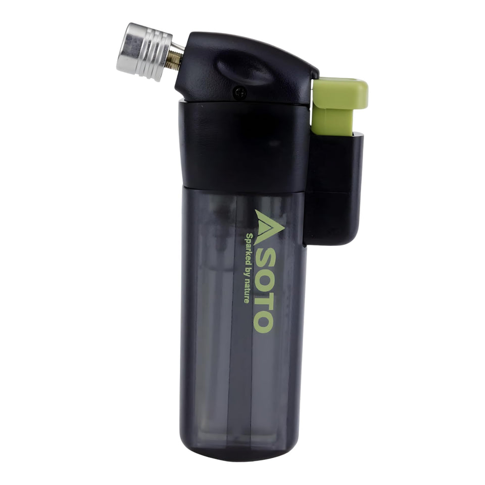 SOTO Pocket Torch compact design for easy pocket carry and quick lighting