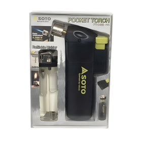 SOTO Pocket Torch lightweight 50 g eases transport on hikes