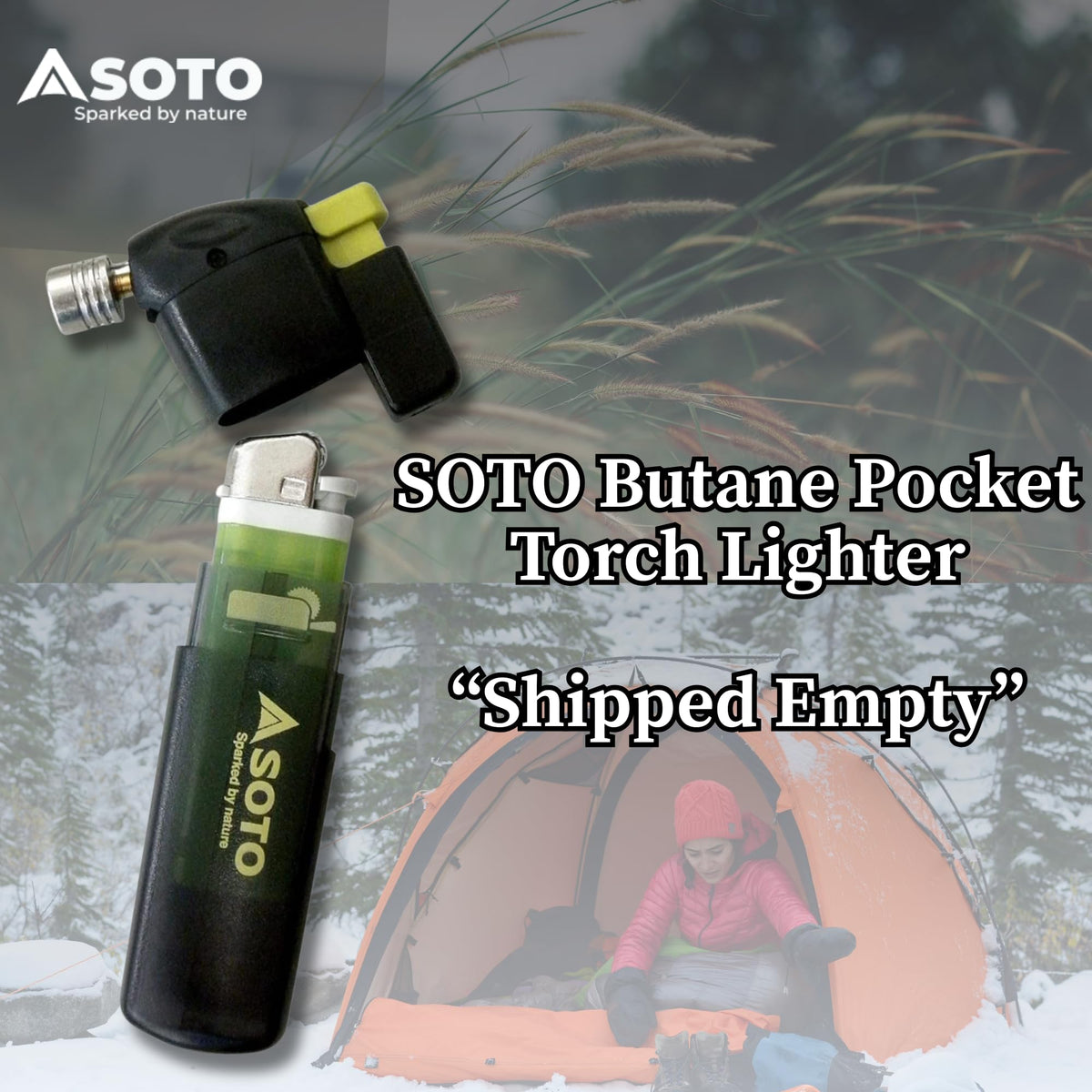 SOTO Pocket Torch refillable butane option supports repeated, eco-friendly use