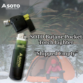 SOTO Pocket Torch refillable butane option supports repeated, eco-friendly use