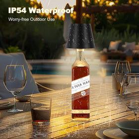 SOUDFK bottle lamp 2-pack provides versatile lighting for gatherings.