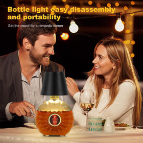 SOUDFK gift-ready bottle lamp adds style to homes.