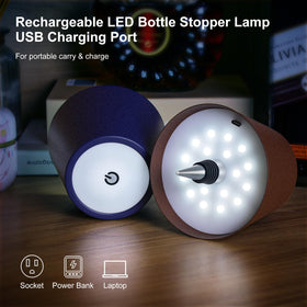 SOUDFK wireless lamp on beer bottle base creates eye-catching centerpiece