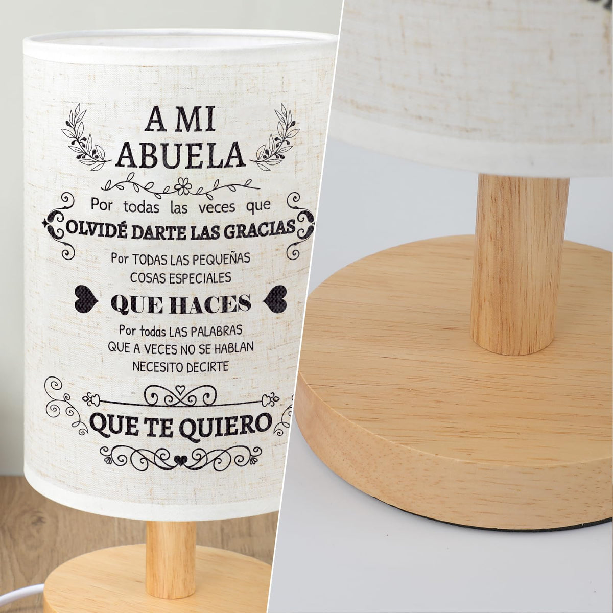 SOUHONEY Abuela wooden base detail showing natural texture