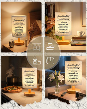 SOUHONEY bedside lamp serves as a constant reminder of grandparent love.