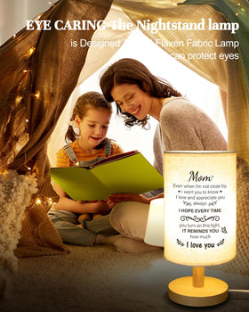 SOUHONEY compact size lamp fits on desks and nightstands
