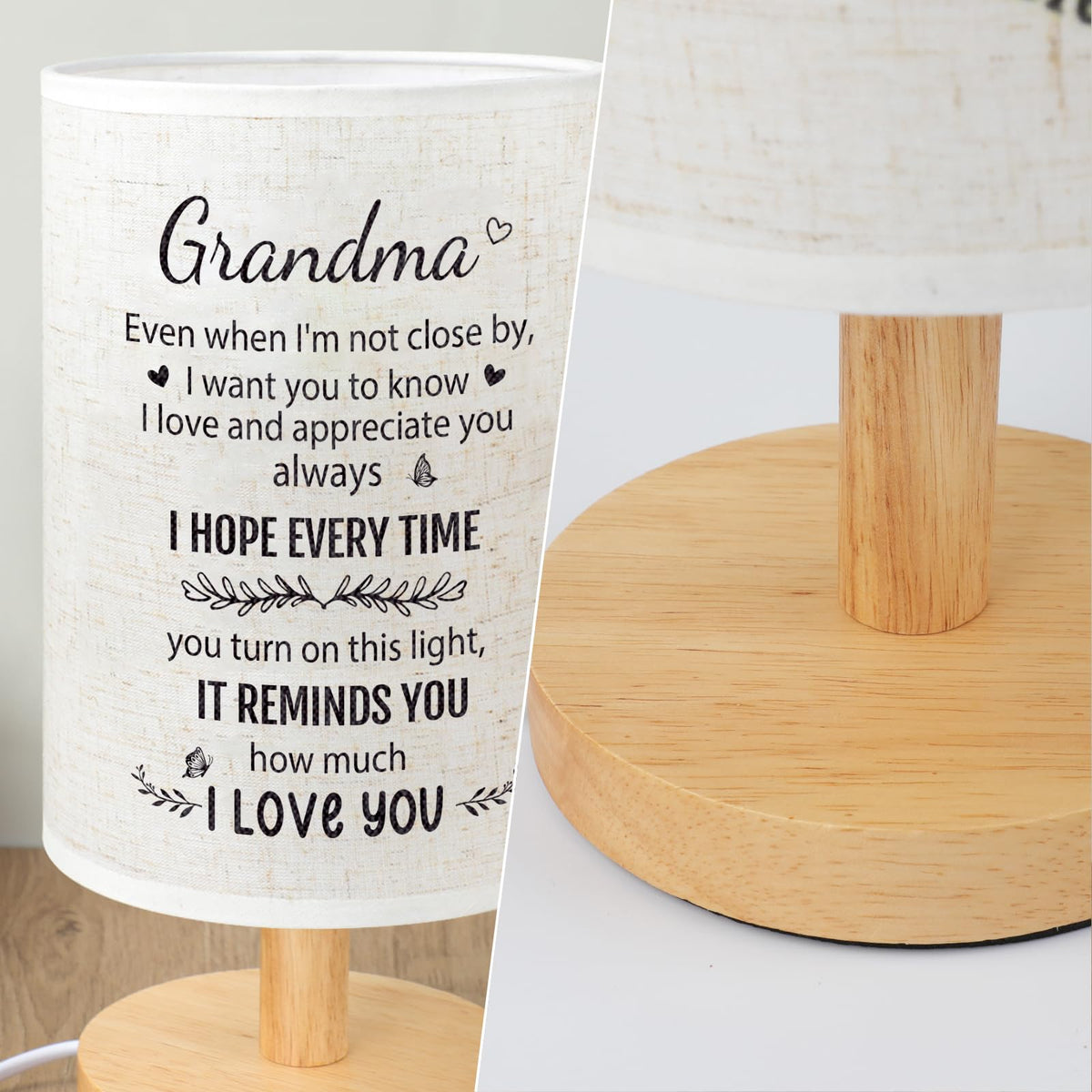 SOUHONEY Mother's Day grandma lamp with warm light for bedside