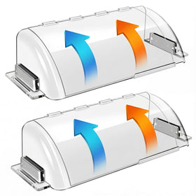 SOUL LINK vent deflector on floor vent provides adjustable airflow to improve comfort.