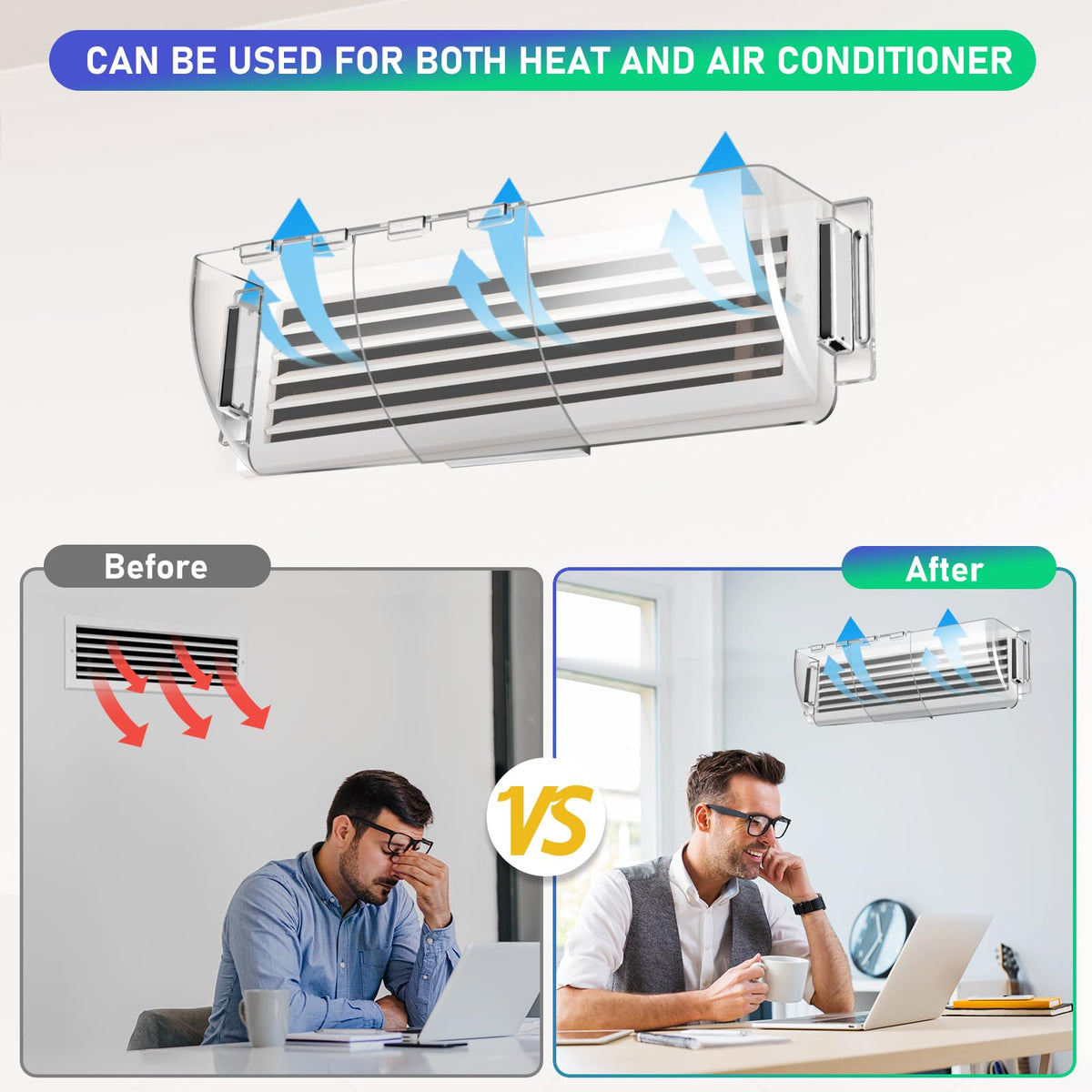 SOUL LINK two-pack provides versatile vent coverage for multiple vents.