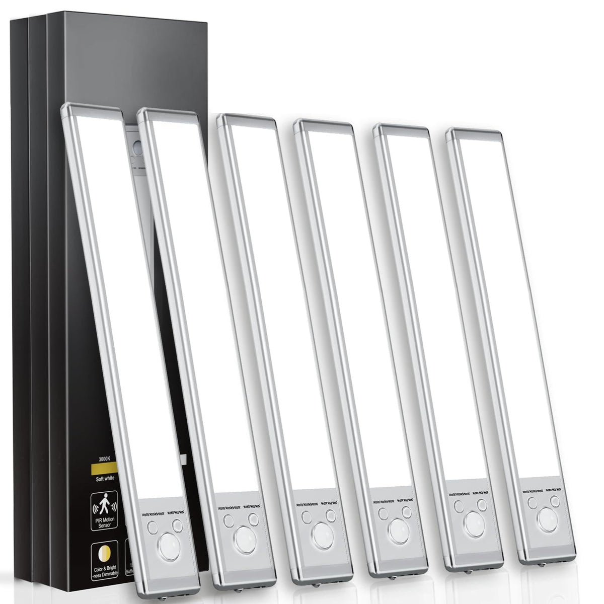 SOUL LINK under cabinet lights 76-LED panel illuminates a kitchen workspace