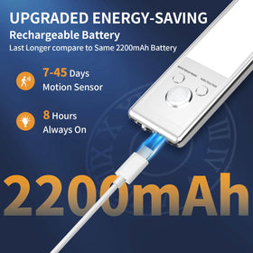 SOUL LINK USB-C rechargeable battery powers long-lasting cabinet lighting