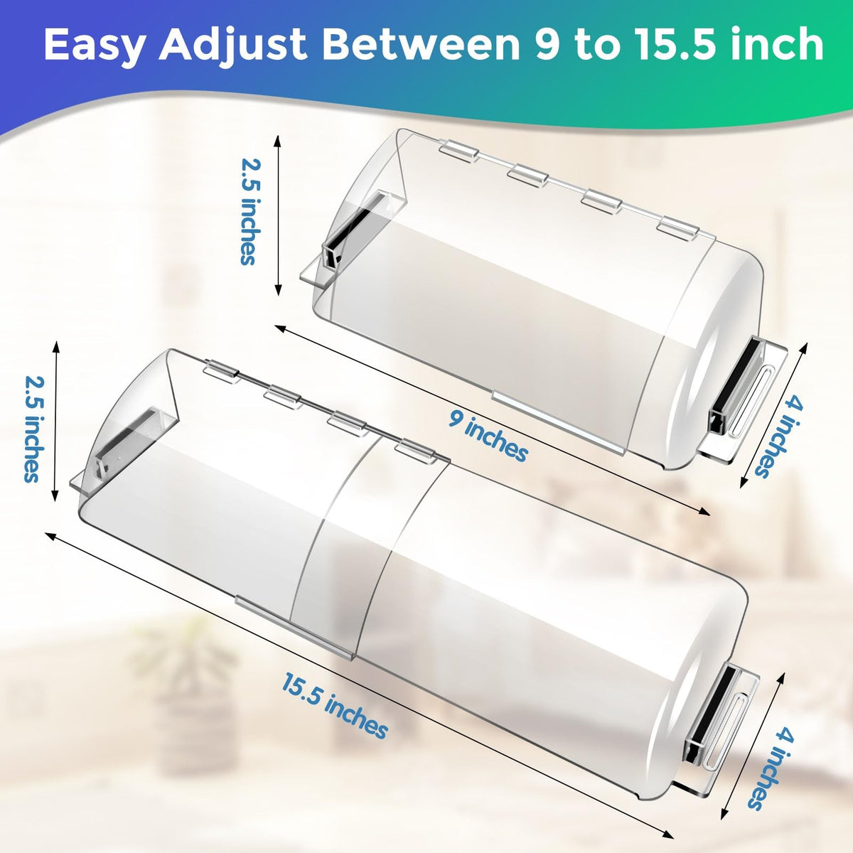 SOUL LINK vent deflector on ceiling register redirects air toward the room center.