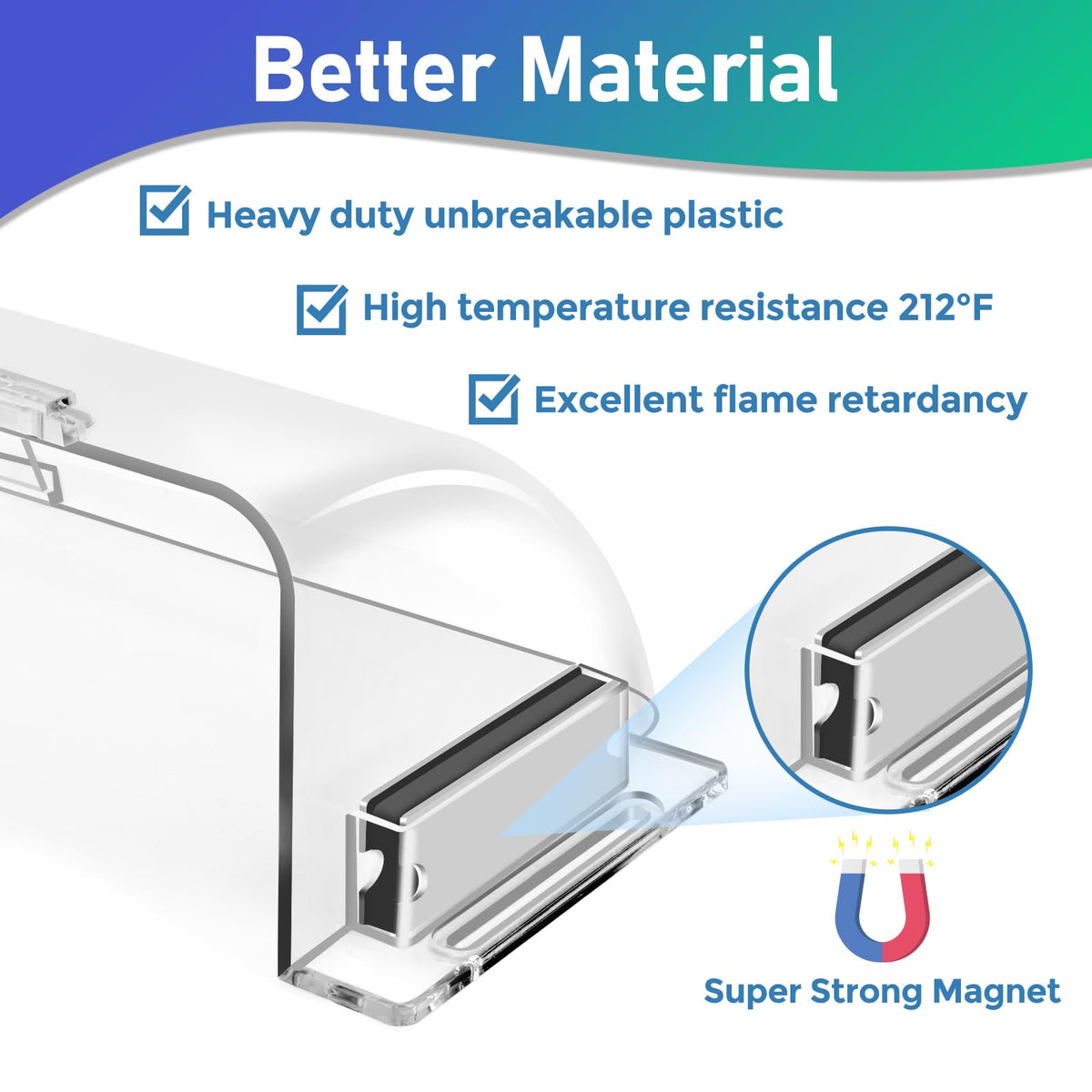 SOUL LINK vent deflector on wall register stays secure with strong magnets.