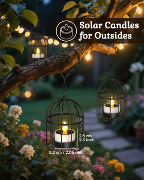 SoulBay IP65 waterproof solar tealight for reliable outdoor use