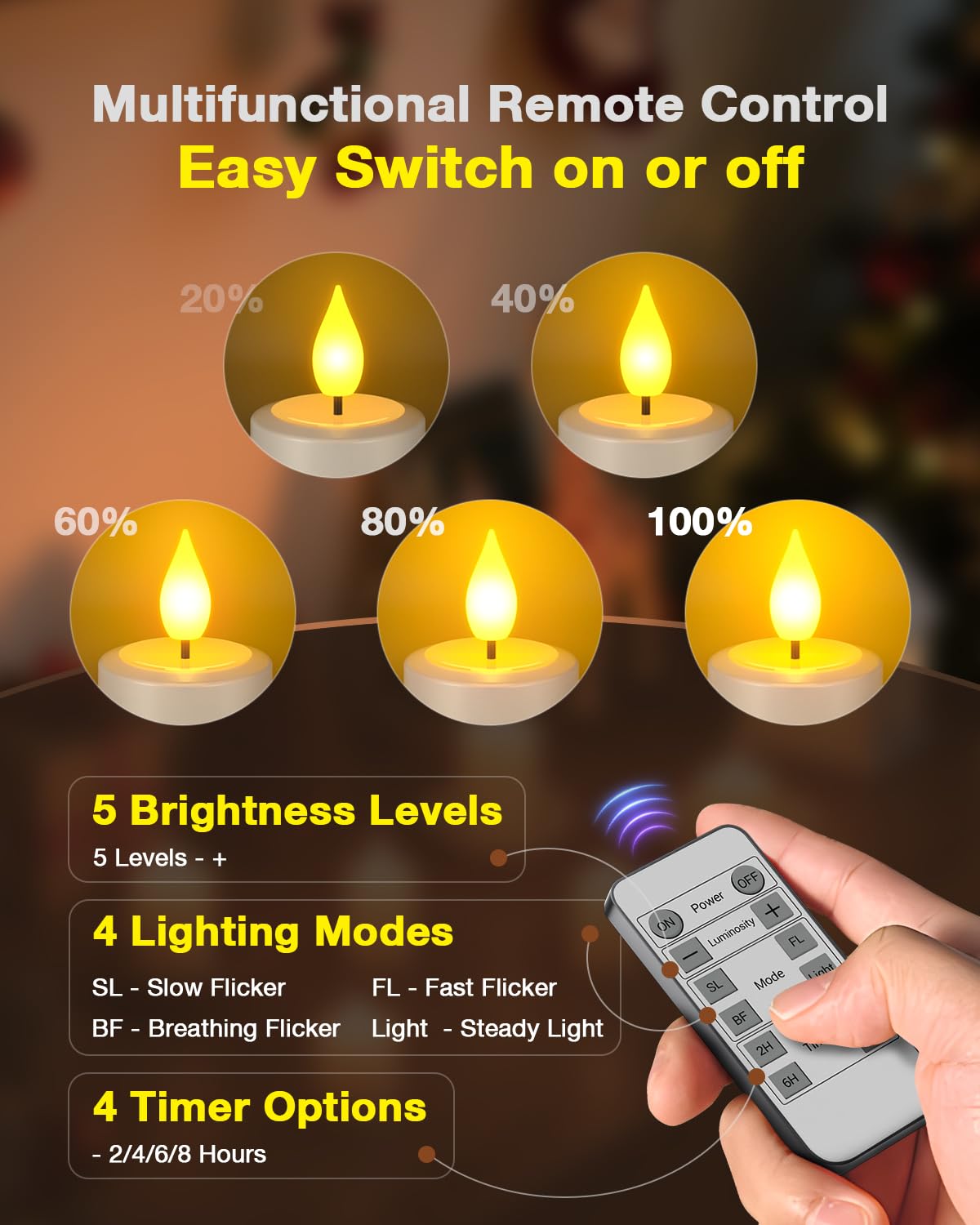 SoulBay lantern decoration tea light adds decorative light for events