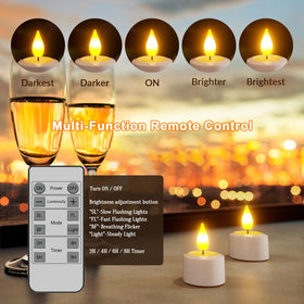 SoulBay long-lasting tea light delivers up to 42 hours per charge.