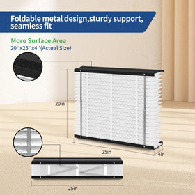 Soulmate MERV 13 filtration maintains strong airflow while trapping small particles.