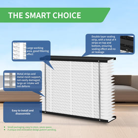 Soulmate multi-layer collapsible fabric delivers high-efficiency filtration.