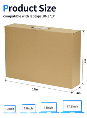 SOUNDANCE laptop box foam top keeps accessories organized for easy packing