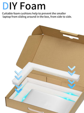 SOUNDANCE laptop box with handle design for comfortable carrying during travel
