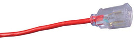 Southwire 25ft SJTW cord with reinforced blades for durable prong protection on rugged sites