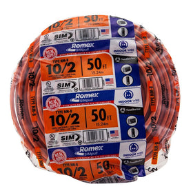 Southwire 50ft NM-B coil ready for residential installation