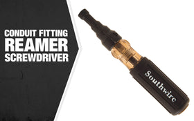 Southwire conduit fitting reaming screwdriver cushioned grip for comfortable use