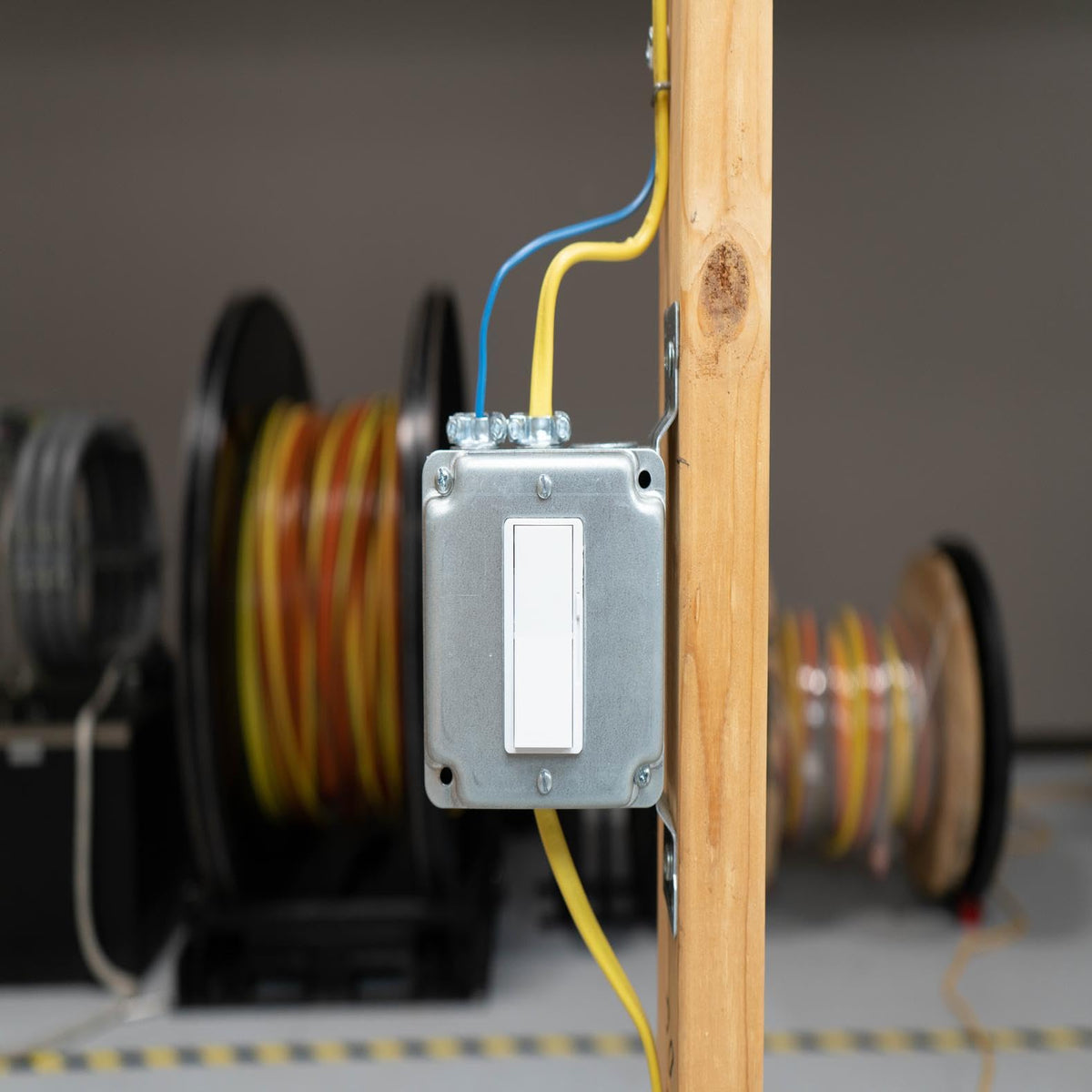 Copper NM-B building wire from Southwire for residential circuits.