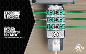 Southwire MEIBB inline bonding bridge connector packaging ready to install