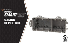 Southwire MSBMMT5G depth-adjustable mechanism highlights flexible fit for varying wall depths and cable runs.
