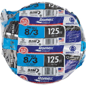 125 ft length packaging for longer wiring runs.