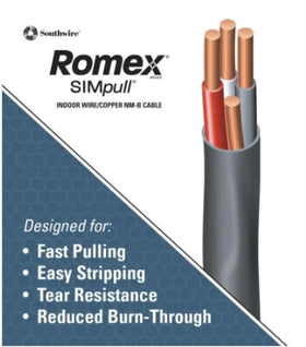 Close-up of PVC jacket and nylon insulation on NM-B cable.