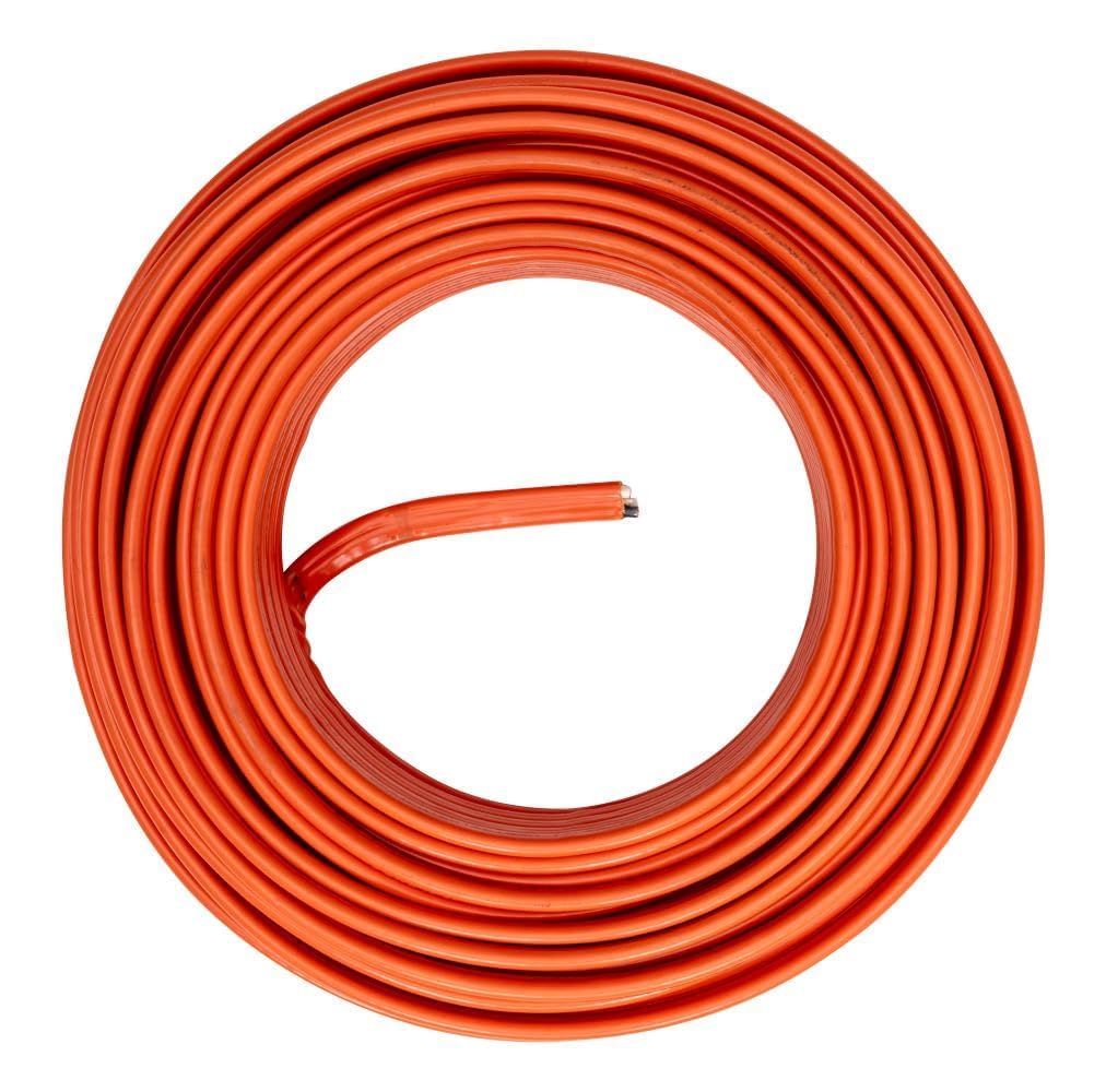 Cable run through an air void in masonry walls (dry location)