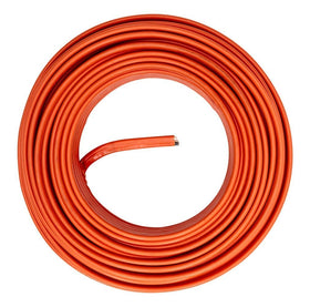 Cable run through an air void in masonry walls (dry location)