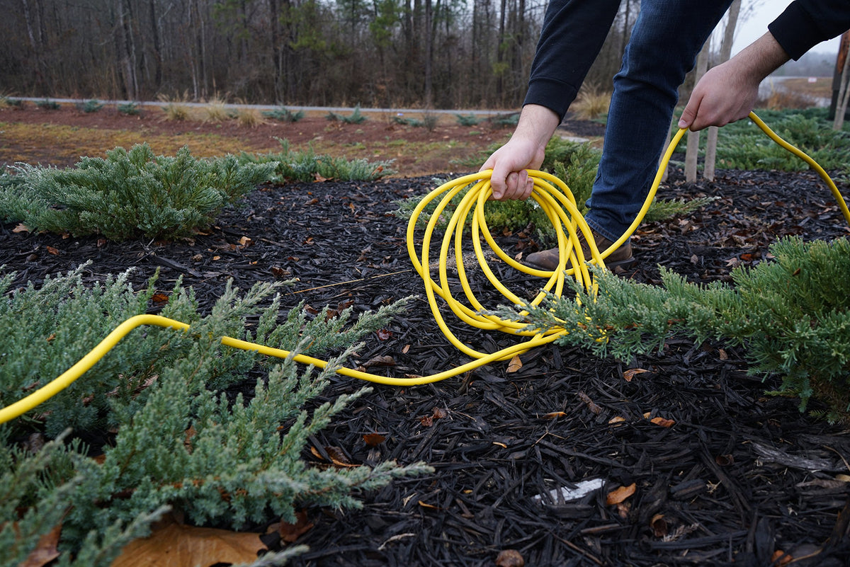 Southwire 50 ft cord used for garden and workshop tasks