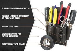 Southwire POUCH4 tapered pockets help organize tools securely