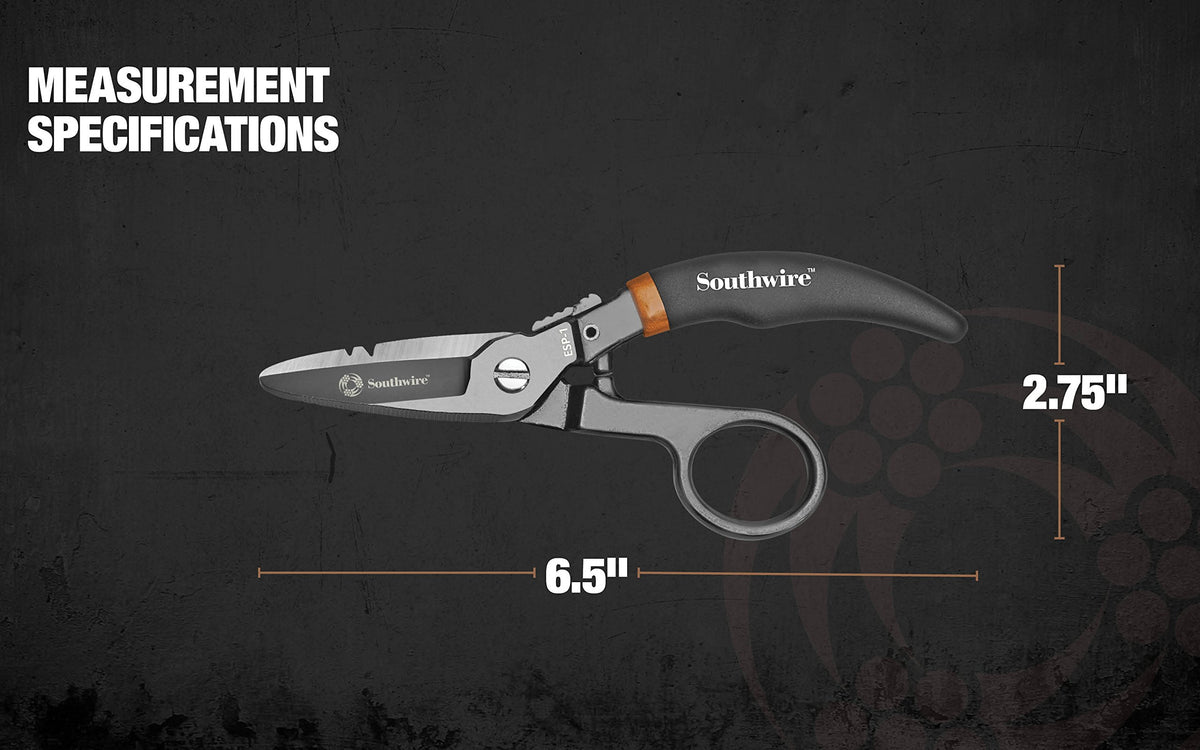 Southwire Pro Datacomm Snips cut 19 AWG wire with precision.