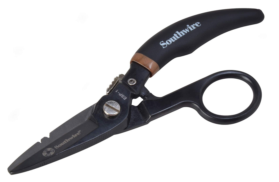 Southwire Pro Datacomm Snips with spring-loaded blade for precise wire cuts.