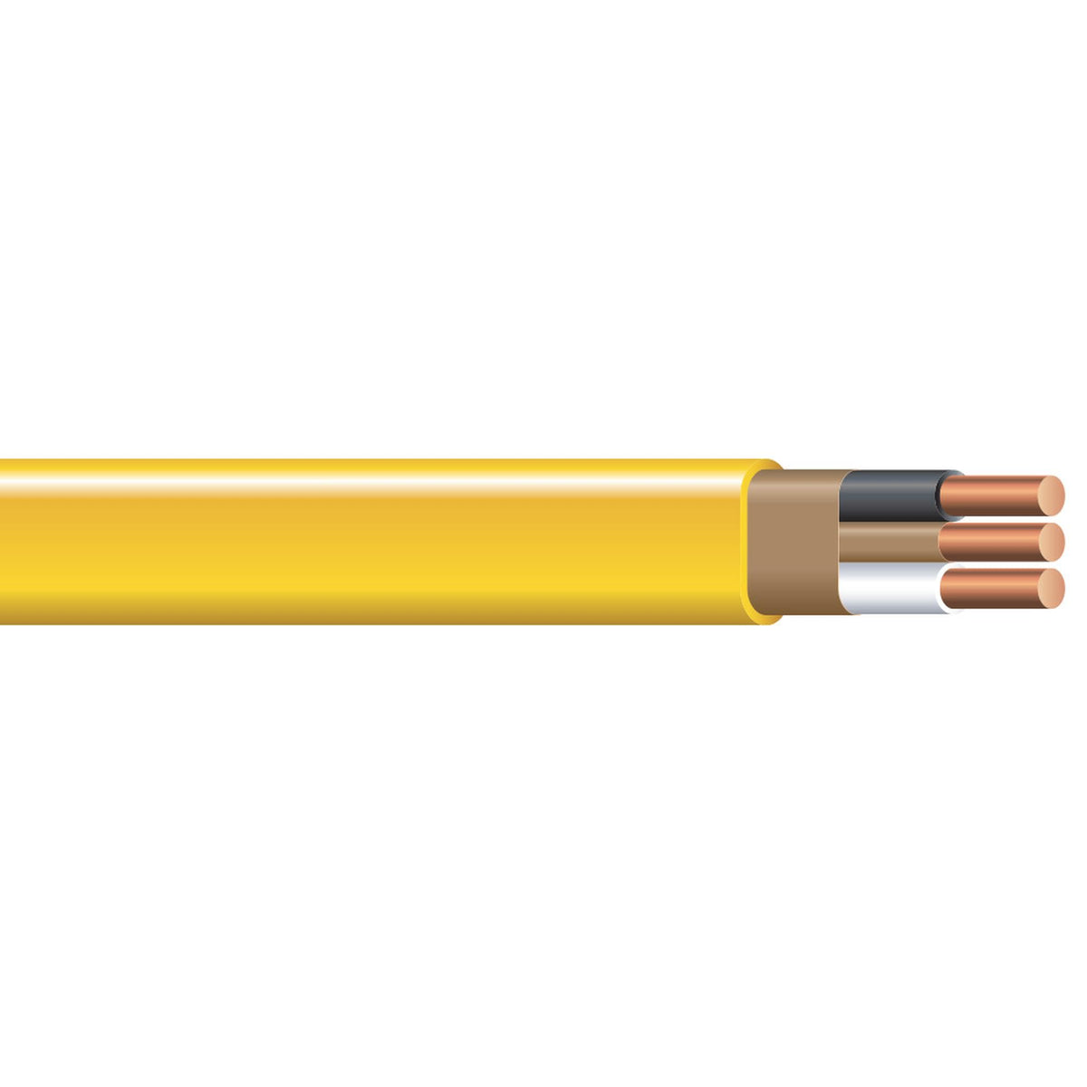 Southwire Romex SIMpull 25 ft NM-B copper wire for easy installation.