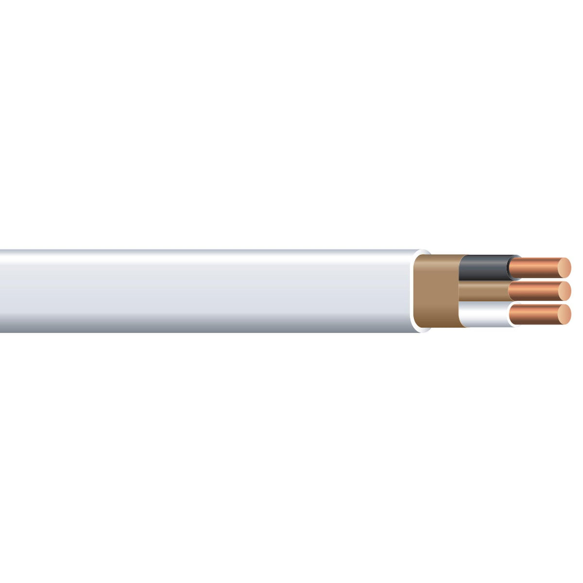 Southwire Romex SIMpull NM-B copper coil, ideal for residential wiring.