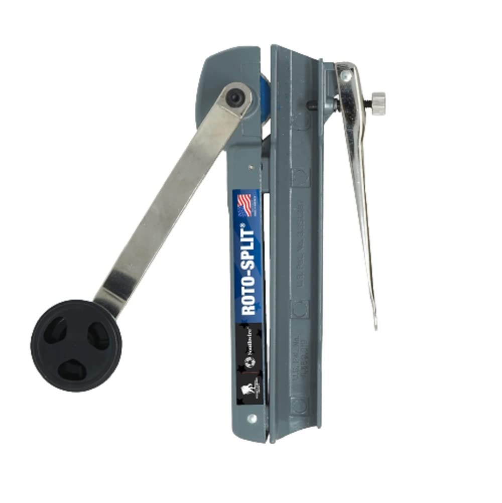 Southwire rotary cutter with lever and blade storage for quick blade changes
