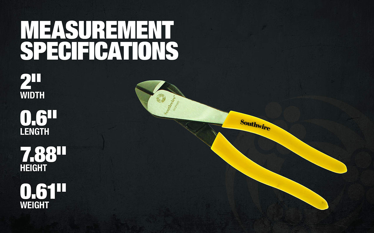 Southwire pliers with smooth pivot joint for reliable, fluid operation.