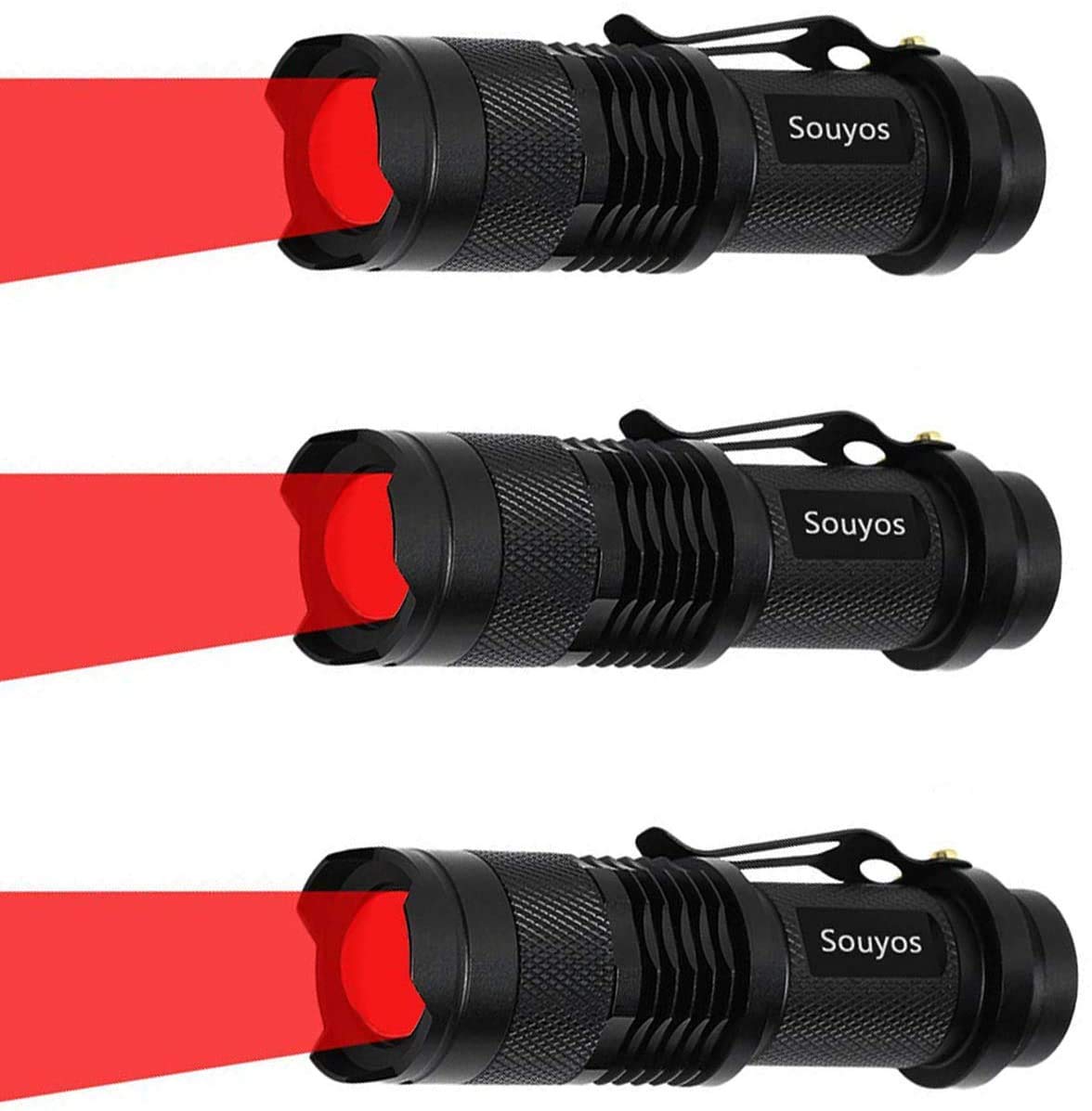 Souyos red hunting light used for night detection and observation at distance