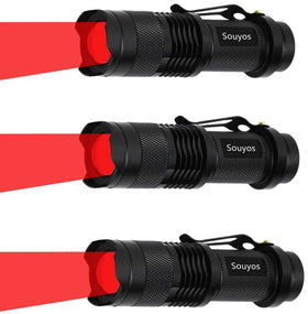 Souyos red hunting light used for night detection and observation at distance