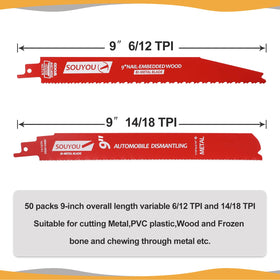 Souyou universal-fit blades work with most reciprocating saws
