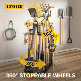 SOYEEZE Garden Tool Organizer assembly-friendly design speeds setup