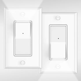 SOZULAMP 2-pack illuminated 3-way switch with night light improves hallway safety.