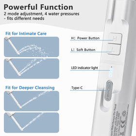 SPACEREST portable bidet ipx7-waterproof-shell provides durable protection during travel.