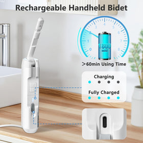SPACEREST portable bidet reservoir-free-use simplifies packing and quick access.