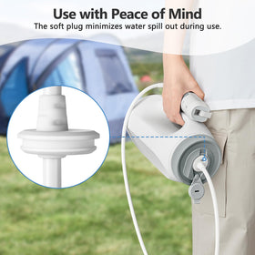 SPACEREST portable bidet reservoir-optional-compact saves luggage space.